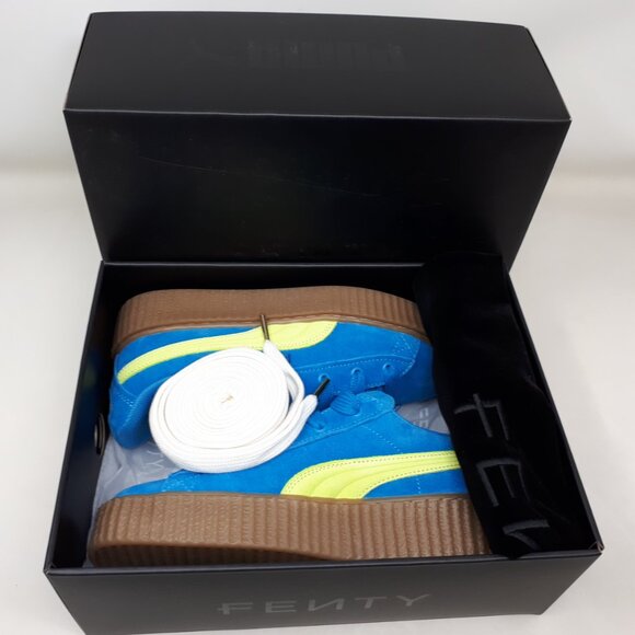 Puma Fenty Rihanna Creeper Phatty Speed Blue Womens Size 7.5 US Platform Shoes - Picture 12 of 12